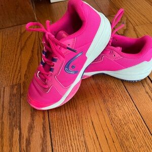 Kids Tennis Sneaker- Head Junior Sprint 3.5- pink in size 2.5